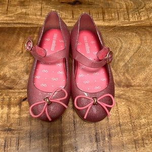 Mini Melissa pink jelly shoes “sweet love”